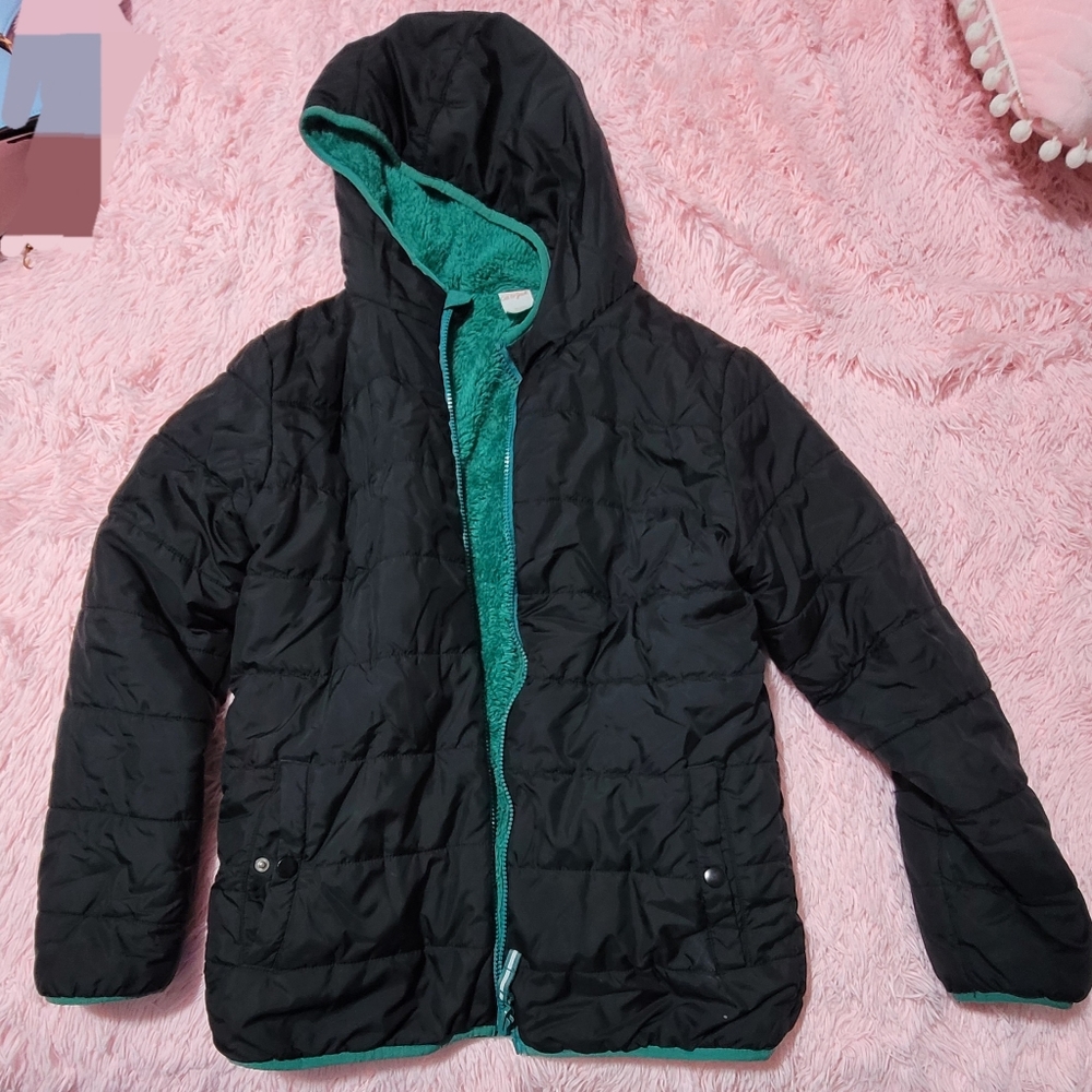 BOYS Cat & Jack Reversible Puffer XL 16